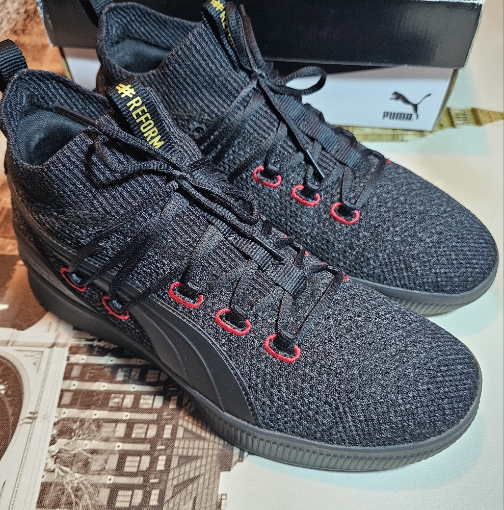 Puma X Meek Mill Cycle Court Reform Black shoes #192892-01 men's size 11